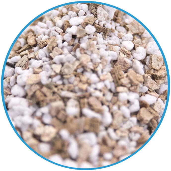 Texture terre perlite et vermiculite